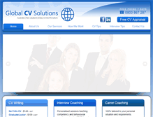 Tablet Screenshot of global-cv-solutions.co.nz